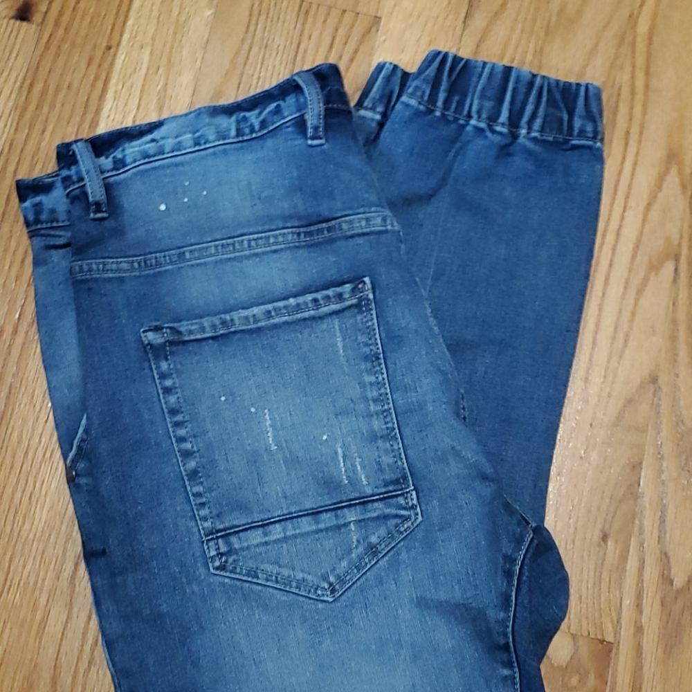 Jean joggers